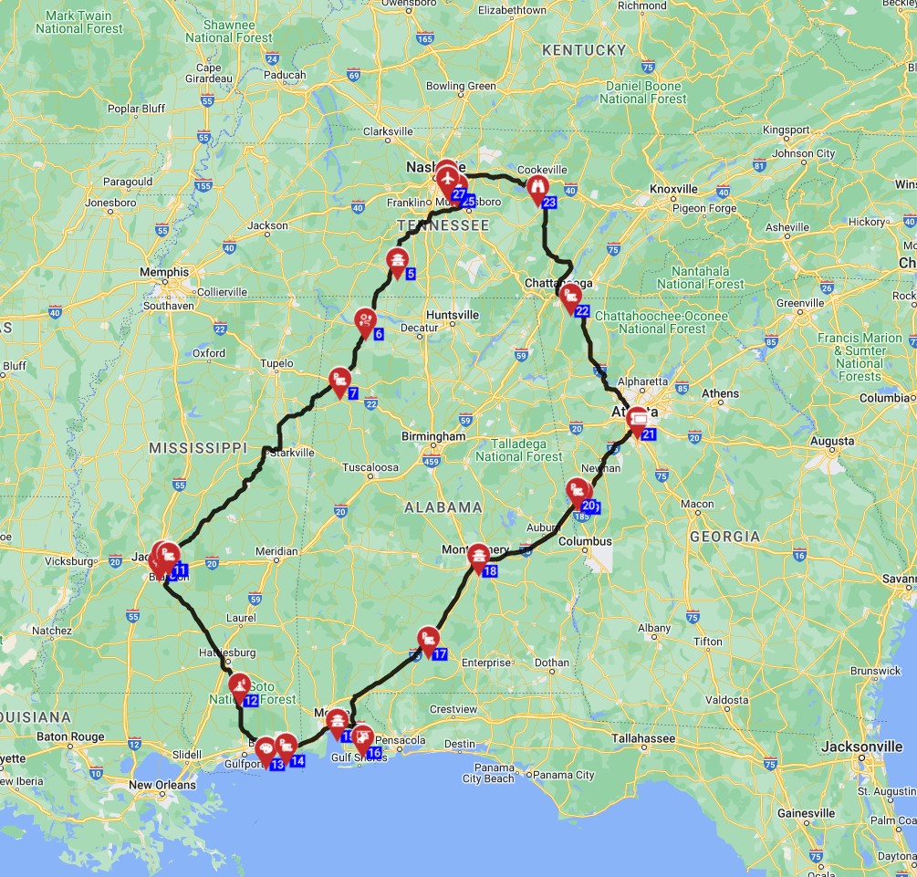 Nashville Round Trip - South